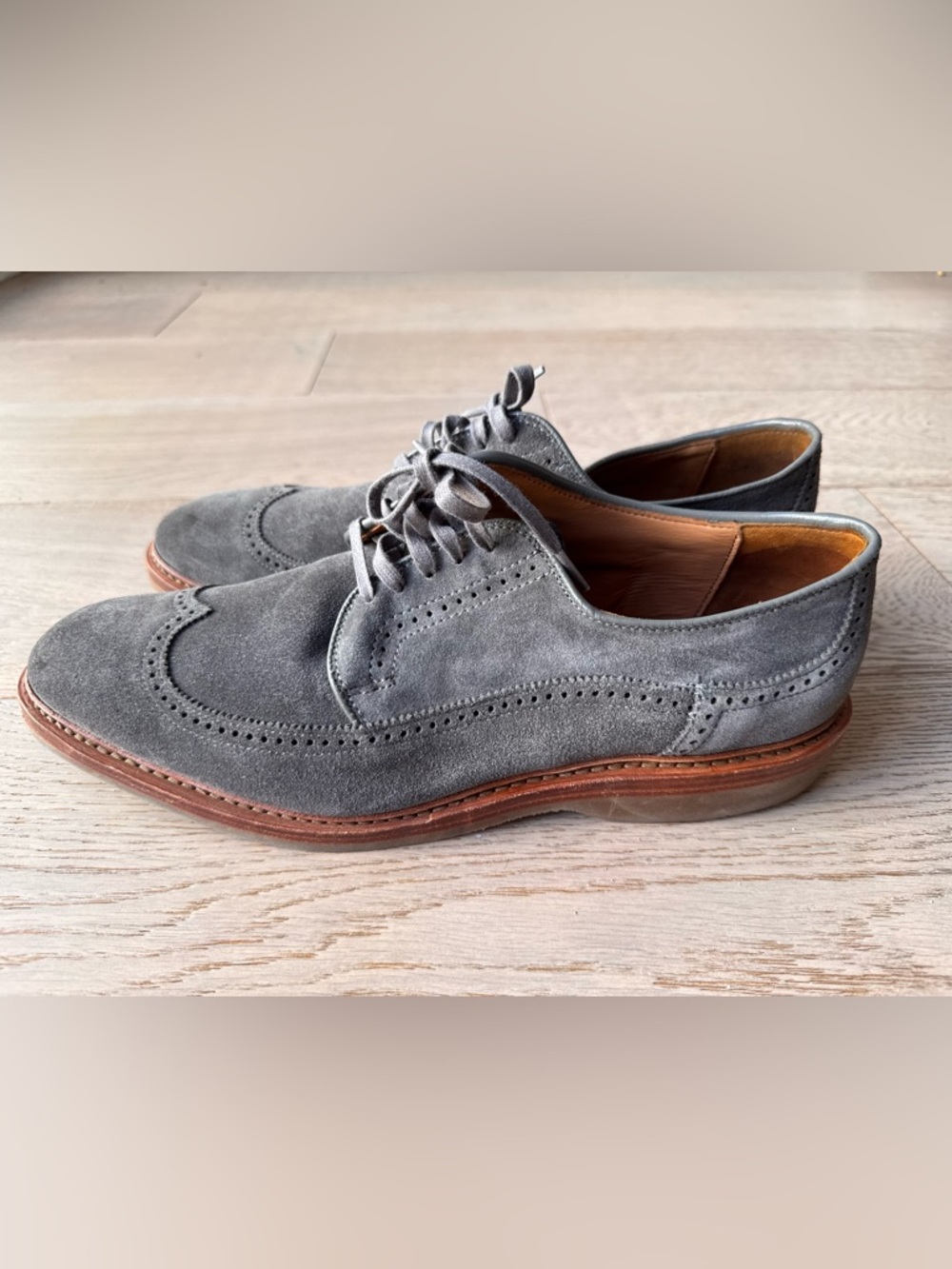 ALLEN EDMONDS Winstonmok Wingtip Derby Dress Shoe Sz: 11